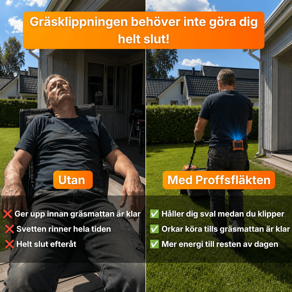 Proffsfläkten - Slipp värmen i sommar - Proffsfläkten®